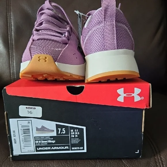 Under Armour Lavender Sneakers - Picture 2 of 8